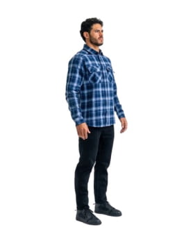 CAMISA LUMBERJACK RELIEF AZUL INVICTUS