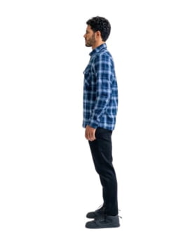 CAMISA LUMBERJACK RELIEF AZUL INVICTUS