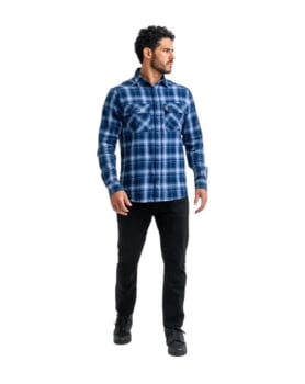 CAMISA LUMBERJACK RELIEF AZUL INVICTUS