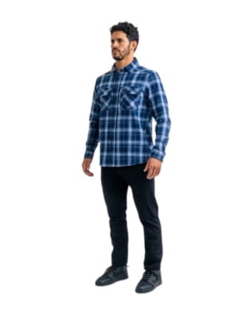 CAMISA LUMBERJACK RELIEF AZUL INVICTUS
