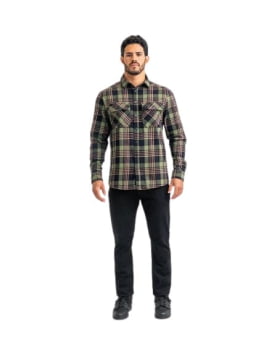 CAMISA LUMBERJACK RELIEF VERDE INVICTUS