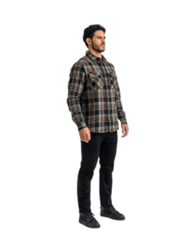 CAMISA LUMBERJACK RELIEF VERDE INVICTUS