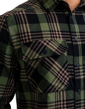 CAMISA LUMBERJACK RELIEF VERDE INVICTUS
