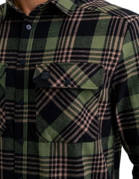 CAMISA LUMBERJACK RELIEF VERDE INVICTUS