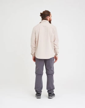 CAMISA TÉCNICA DEFENDER UV50+ MASCULINA CAQUI - GALÁPAGOS