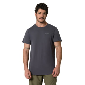 CAMISETA MANGA CURTA NEBLINA MASCULINA CINZA - COLUMBIA