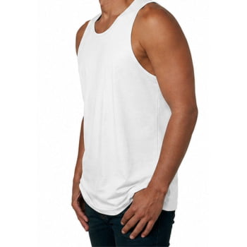 CAMISETA REGATA MALHA TRILOBAL BRANCA