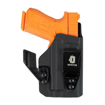 COLDRE IWB KYDEX GLOCK STANDART/COMPACT PARA LANTERNA DESTRO - INVICTUS