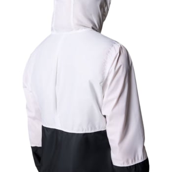 JAQUETA FLASH FORWARD II WINDBREAKER FEMININA WHITE/BLACK - COLUMBIA
