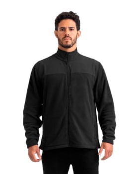 JAQUETA FLEECE SNOW PRETA - INVICTUS