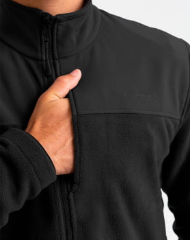 JAQUETA FLEECE SNOW PRETA - INVICTUS