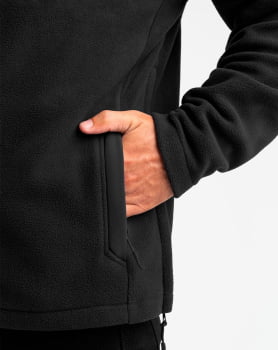 JAQUETA FLEECE SNOW PRETA - INVICTUS