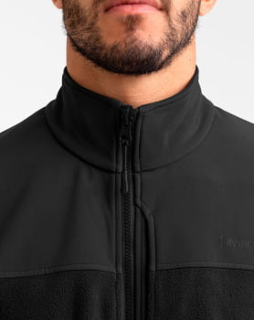 JAQUETA FLEECE SNOW PRETA - INVICTUS