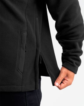 JAQUETA FLEECE SNOW PRETA - INVICTUS