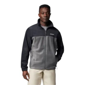 JAQUETA FLEECE STEENS MOUNTAIN FULL ZIP PRETA COLUMBIA