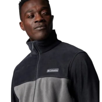 JAQUETA FLEECE STEENS MOUNTAIN FULL ZIP PRETA COLUMBIA