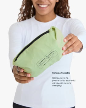 JAQUETA IMPERMEÁVEL DARWIN 2.0 FEMININA LAVANDA E VERDE - GALÁPAGOS