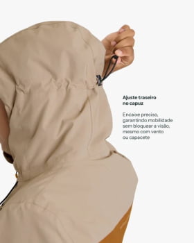 JAQUETA IMPERMEÁVEL DARWIN HEAT FEMININA TERRACOTA - GALÁPAGOS