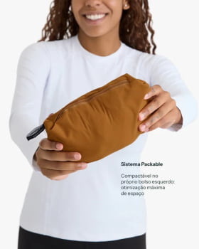 JAQUETA IMPERMEÁVEL DARWIN HEAT FEMININA TERRACOTA - GALÁPAGOS