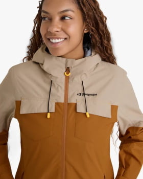 JAQUETA IMPERMEÁVEL DARWIN HEAT FEMININA TERRACOTA - GALÁPAGOS