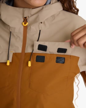 JAQUETA IMPERMEÁVEL DARWIN HEAT FEMININA TERRACOTA - GALÁPAGOS