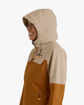 JAQUETA IMPERMEÁVEL DARWIN HEAT FEMININA TERRACOTA - GALÁPAGOS