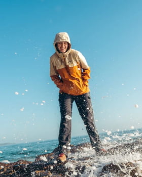 JAQUETA IMPERMEÁVEL DARWIN HEAT FEMININA TERRACOTA - GALÁPAGOS