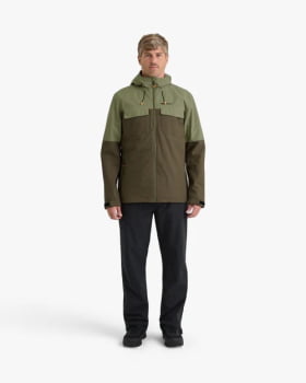 JAQUETA IMPERMEÁVEL DARWIN HEAT MASCULINA VERDE - GALÁPAGOS
