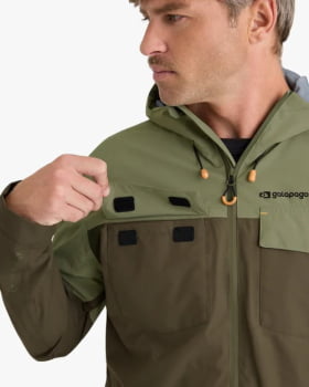 JAQUETA IMPERMEÁVEL DARWIN HEAT MASCULINA VERDE - GALÁPAGOS