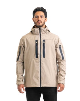 JAQUETA TÁTICA RAIN 3.0 IMPERMEÁVEL CAQUI - INVICTUS
