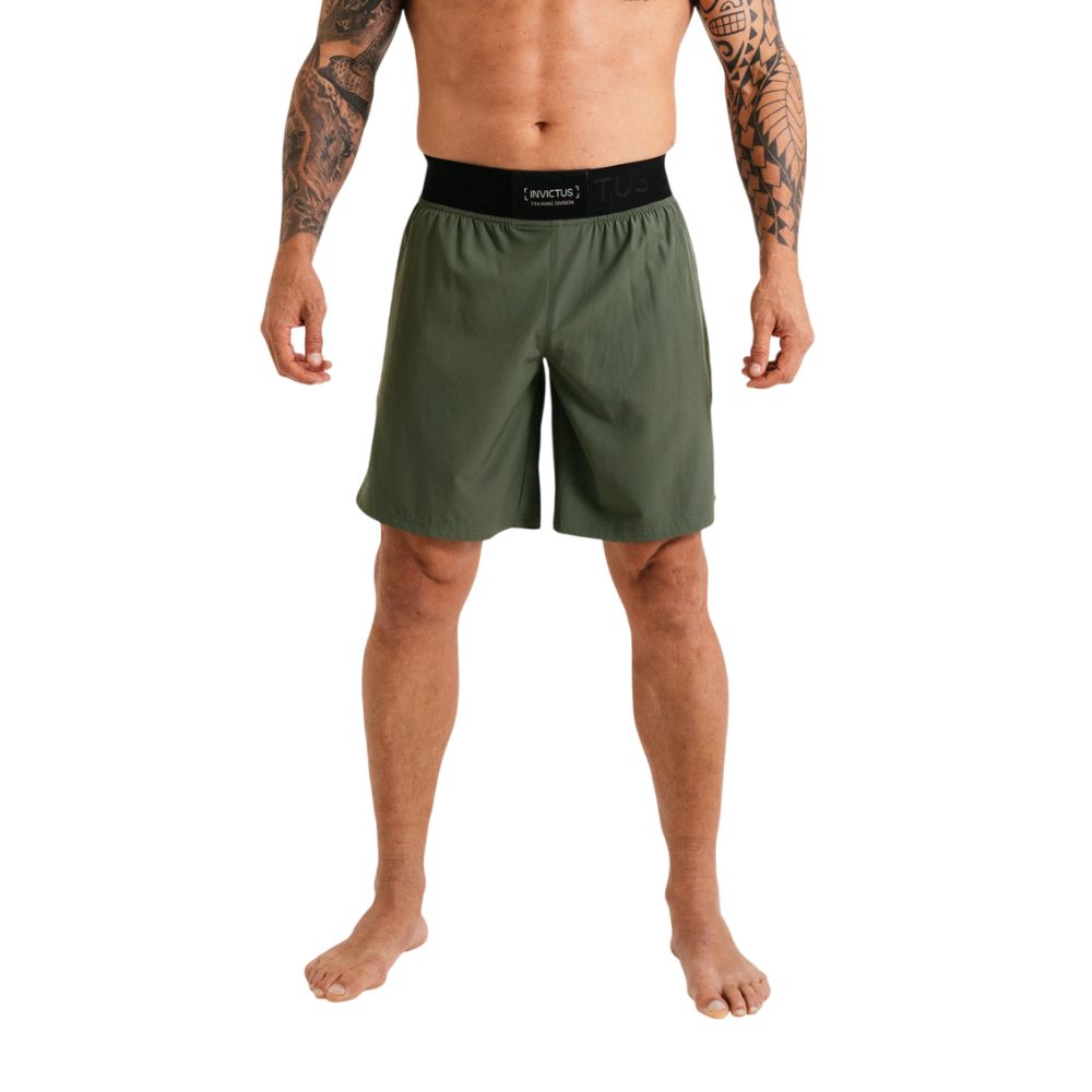 BERMUDA TRAINNING FIGHT MASCULINA  VERDE - INVICTUS