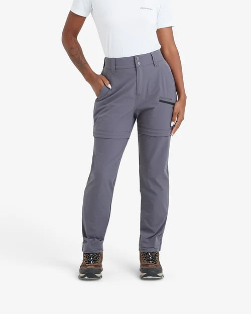 CALÇA CONVERSÍVEL ATLAS FEMININA CINZA - GALÁPAGOS