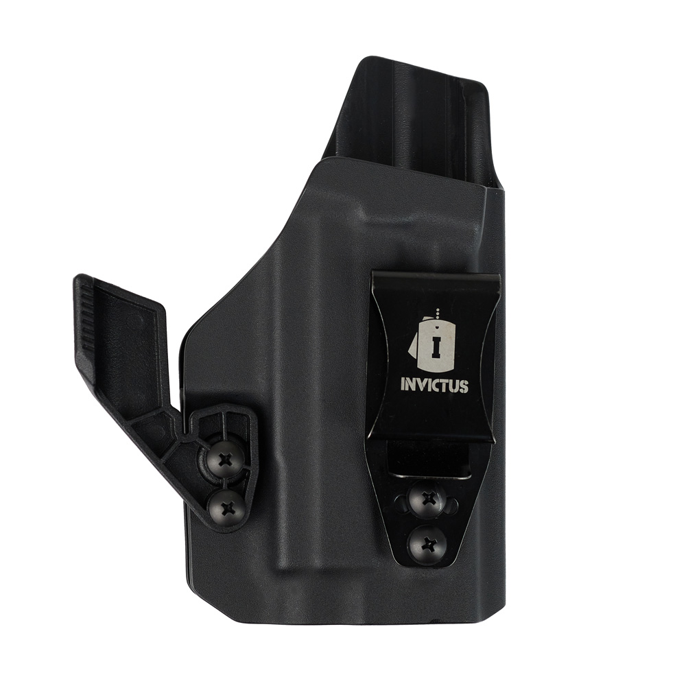 COLDRE IWB KYDEX GLOCK STANDART/COMPACT PARA LANTERNA DESTRO - INVICTUS